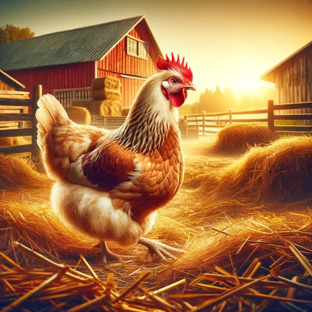 image of chicken in farm